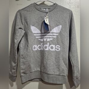 Adidas Kids Gray Sweatshirt.size M